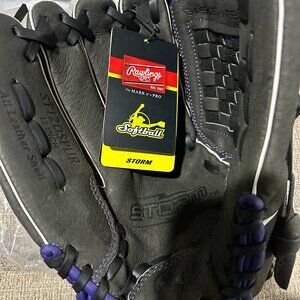 RAWLINGS Youth Storm 12" Softball Glove LEFT (For Left Handed Throwers) ST1200FP